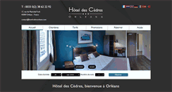 Desktop Screenshot of hotelcedresorleans.com